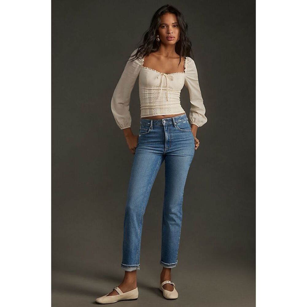 PAIGE Brigitte High Rise Relaxed Jean Size 25